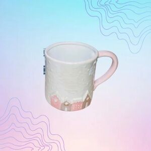 PEPPERMINT + PINE Ceramic Winter Village Mug